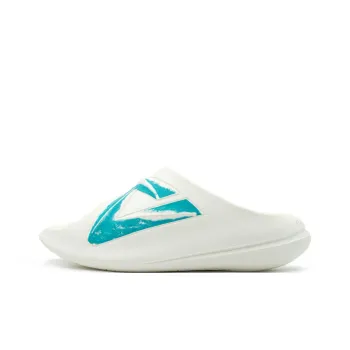 PEAK Very Small Fat Drag Rubber Sole Quiet Slip-Resistant Abrasion-Resistant Casual Slippers Unisex White