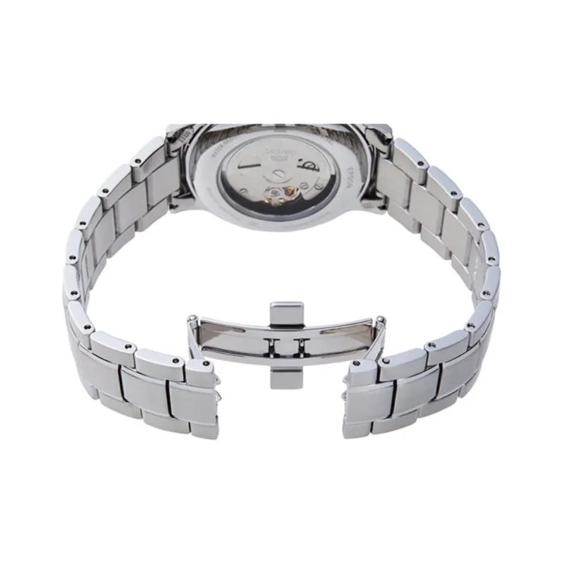 ORIENT Classic Collection Automatic/Manual Mechanical Movement Metal Strap Watch Unisex Blue Dial-1