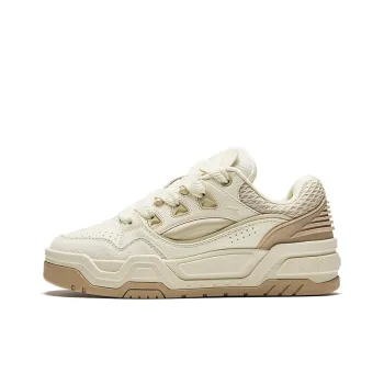 Anta Micro Sugar 2 Anti Slip Wear Resistant Low Top Skateboard Shoes Women's Beige