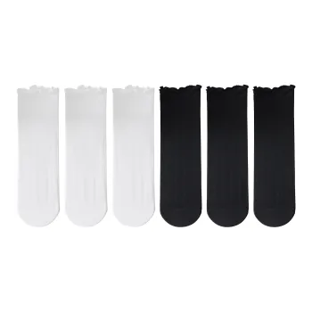 XXLLG Mid Calf Socks Women's 6 Pack