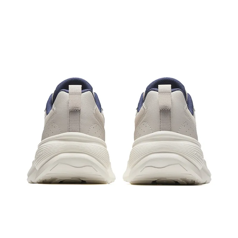 Anta Slip Resistant Abrasion Resistant Shock Absorbers Low Top Casual Running Shoes Men's Gray-3