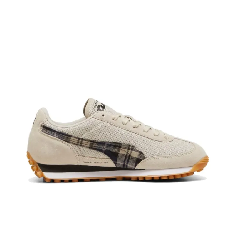 PUMA Porsche Legacy Anti Slip Wear Resistant Low Top Training Shoes Unisex Beige-1