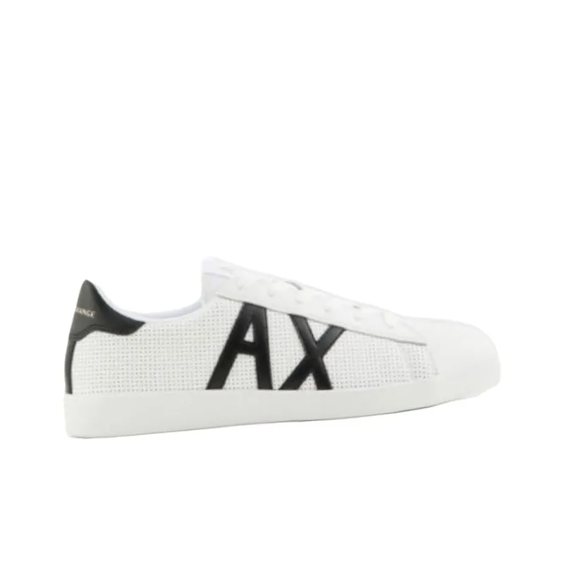 EMPORIO ARMANI Low Top Skateboard Shoes Men's White-1