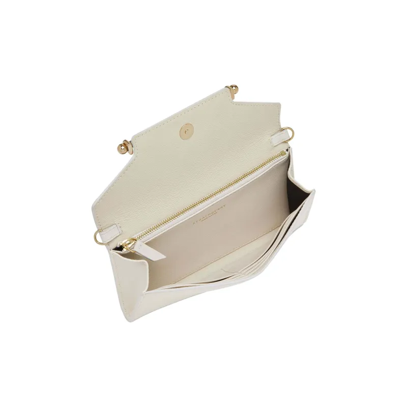 Strathberry Smooth Calf Leather Wallets Shoulder Bag Crossbody Bag Women's White-3