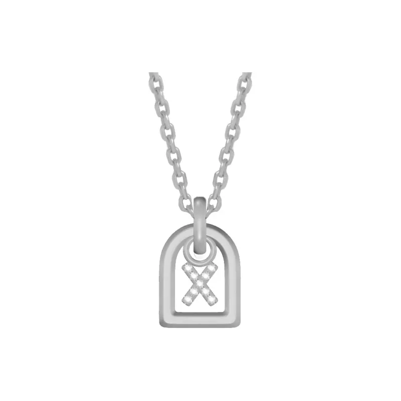 NEVERFAR S925 Silver Thick 18K Gold Plated Necklaces Women's-50