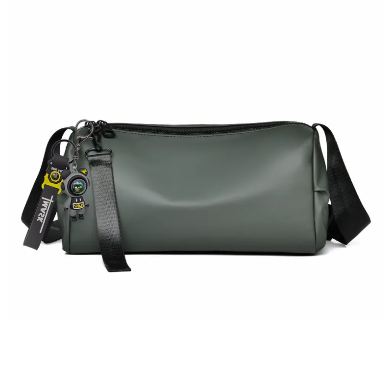 TAKI PU Crossbody Bag Unisex Black/Gray/Green/Blue-5