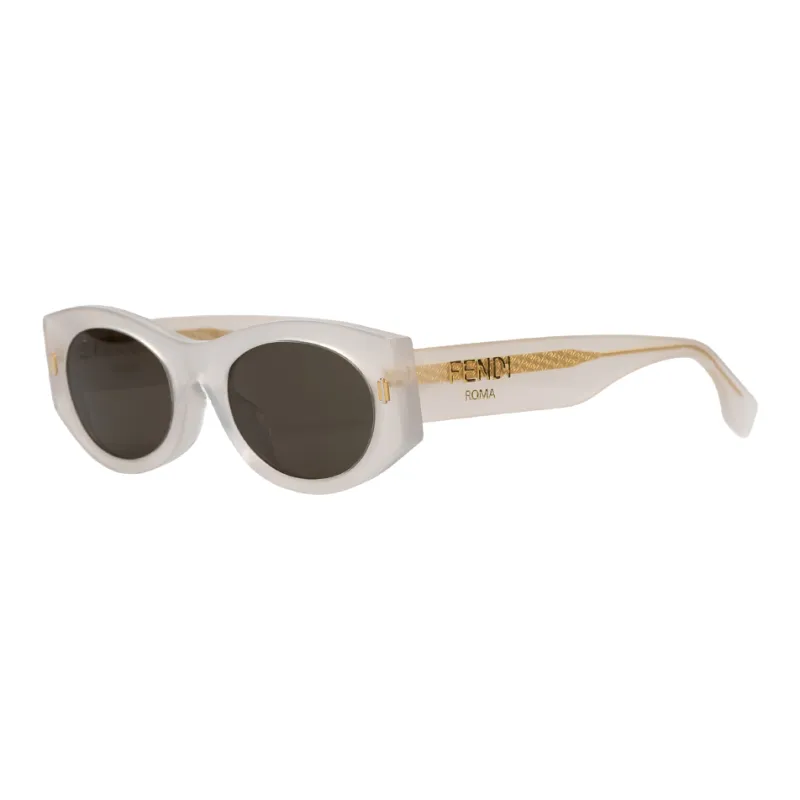 FENDI Acetate Irregular Shape Sunglasses Unisex-3