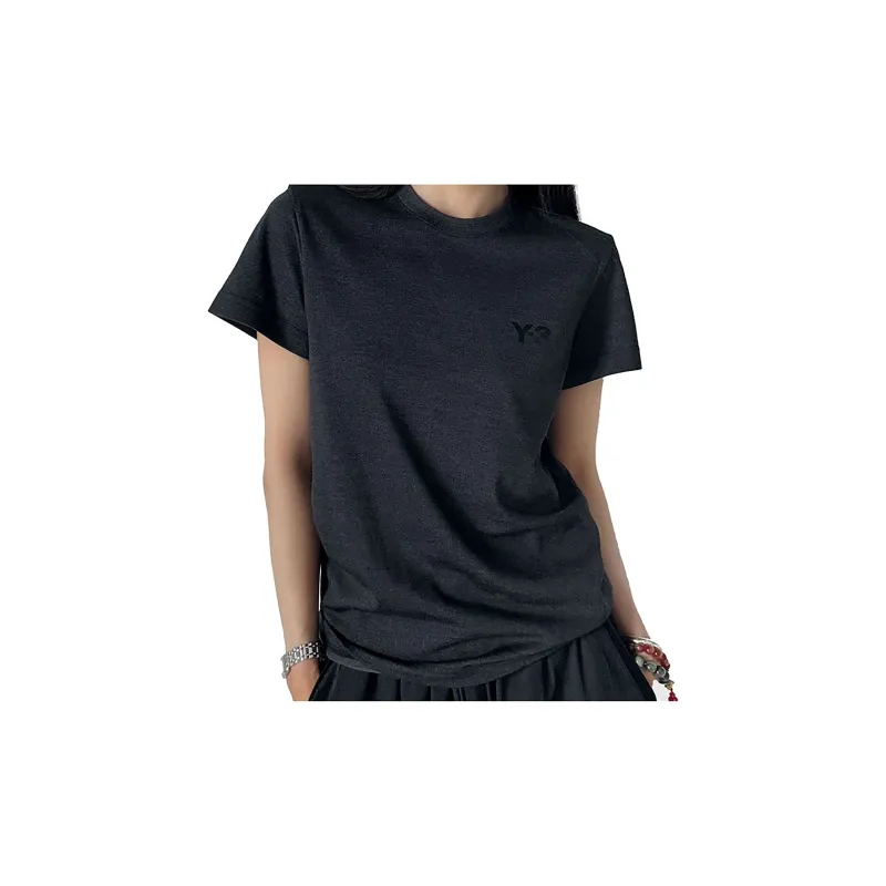 Y 3 Regular Short Sleeved Premium T Shirt-1