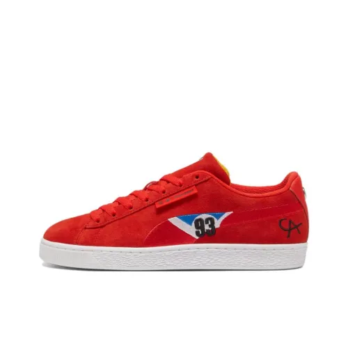 PUMA BMW M Motorsport Skateboard Shoes Unisex Low-Top Red