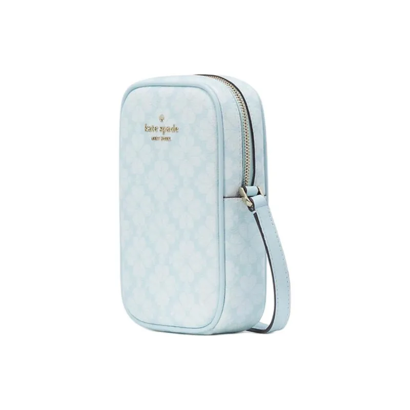 Kate Spade PVC One Shoulder Crossbody Cell Phone Pouch Women's Blue-1