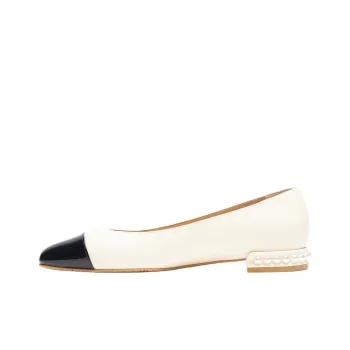 Stuart Weitzman/SW Pearl Casual Single Shoes Women's White