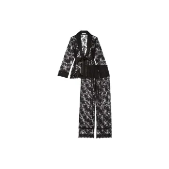 Victoria's Secret SEXY KI Pajama Set Women's Black