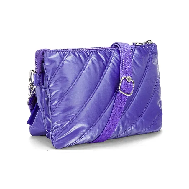 Kipling Polyamide Crossbody Bag Women's Bright Pink Purple-2