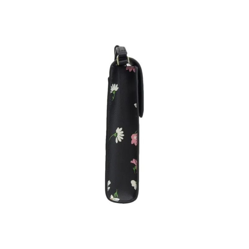 Kate Spade PVC Cell Phone Pouch Crossbody Bag Shoulder Bag Women's Black & Multicolor-2