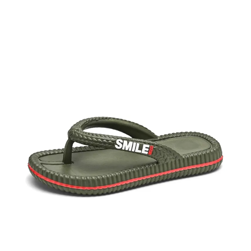 TROADLOP Rubber Sole Odor Resistant Antibacterial Flip Flops Unisex-13