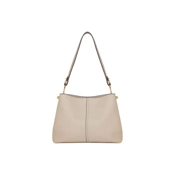 Strathberry Grained Calfskin Bucket Bag Hobo Bag Handbag Shoulder Bag Women's Oatmeal Beige