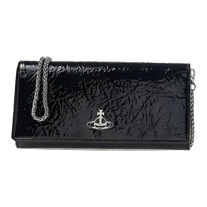 Vivienne Westwood Leather Wallet Women's Black-0