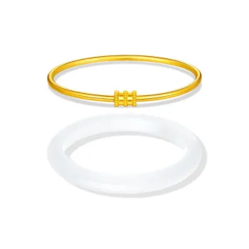 Jingleo Colored Glaze Bangles Women's