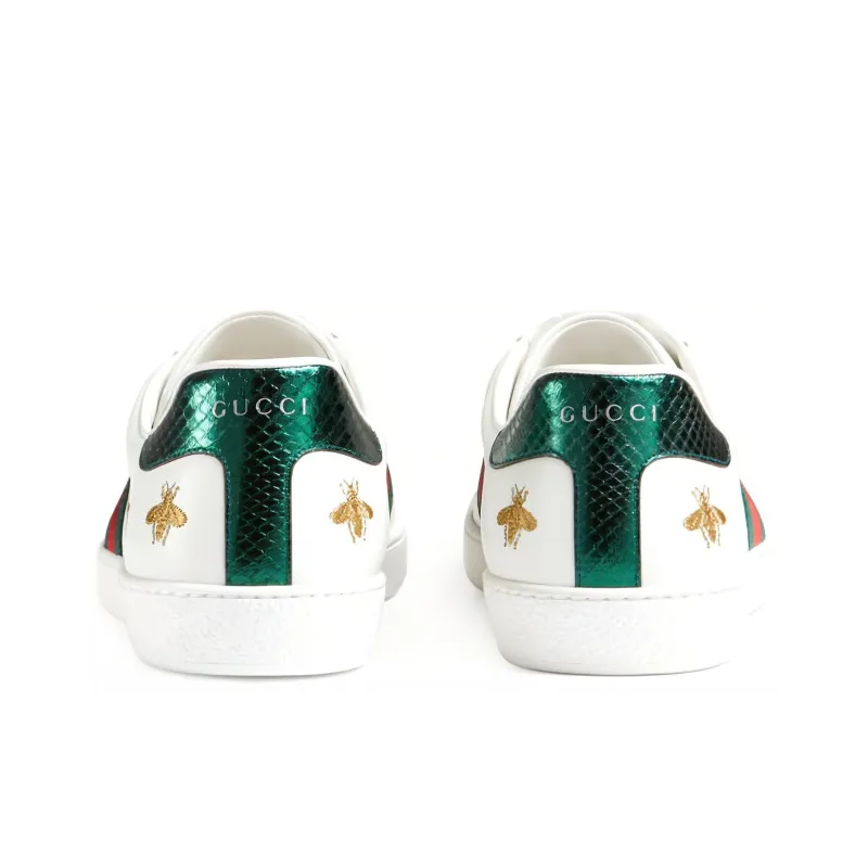 GUCCI Ace Embroidered 'Bees And Stars'-4