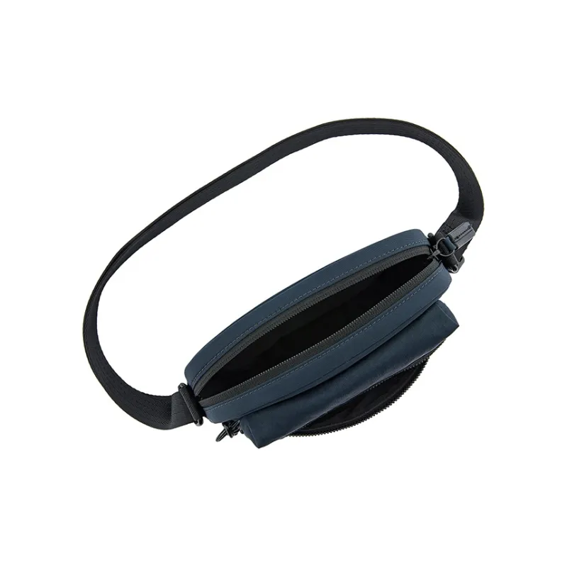 Kipling Polyamide Camera Bag, Crossbody Bag Small Size Unisex Blue Black Patchwork-3