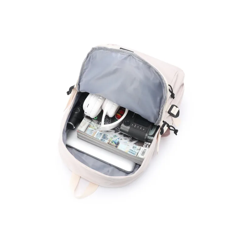 JEANSWEST Fabric Backpack Laptop Bag Regular Unisex Multicolor-22