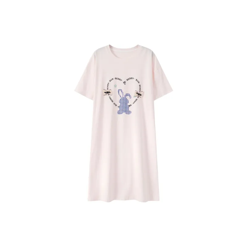 The Story Of The Flower Season Nightgown Women's Light Pink-0