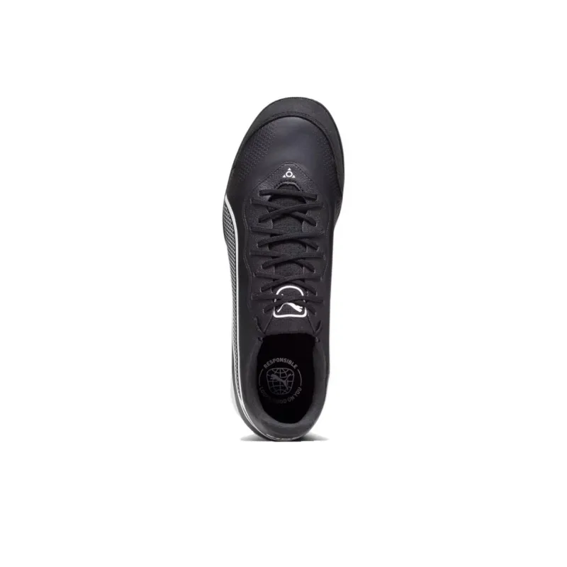 PUMA King Pro Anti Slip Wear Resistant Soccer Shoes Unisex Black White-3