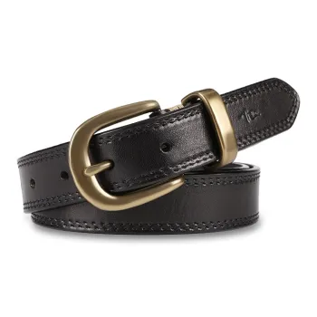 MILLIE'S Minimalist And Trendy Pin Buckle Belt Top Grain Cow Leather Belts Women's Width 2.8CM