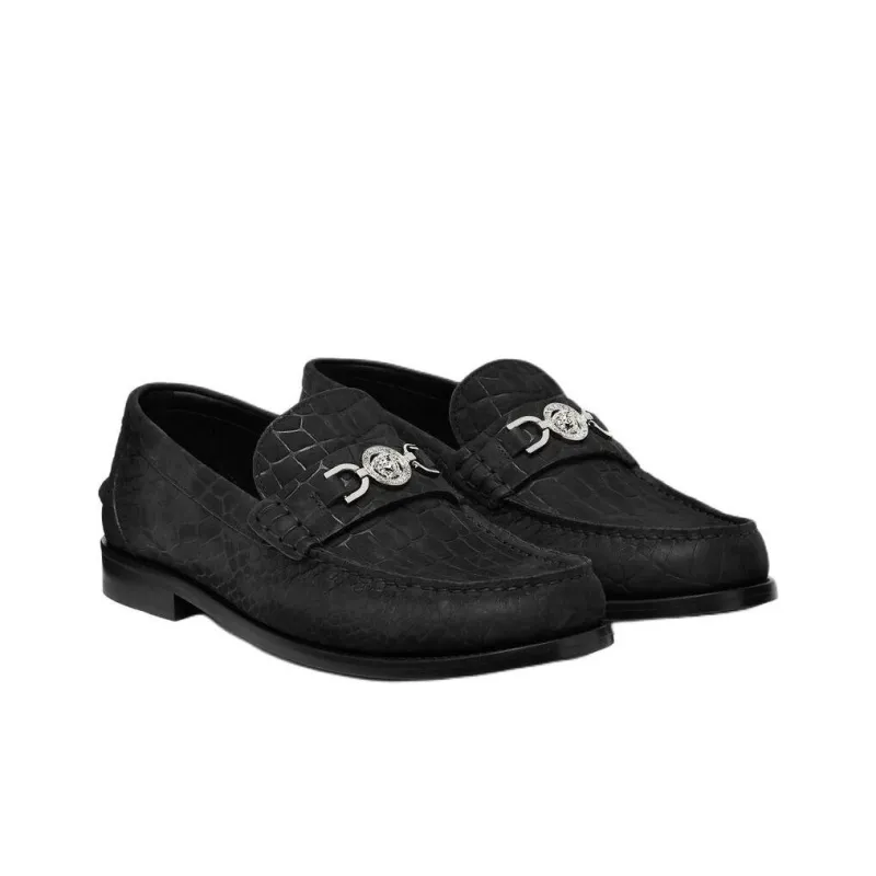 VERSACE Medusa '95 Loafers Men's Black-2