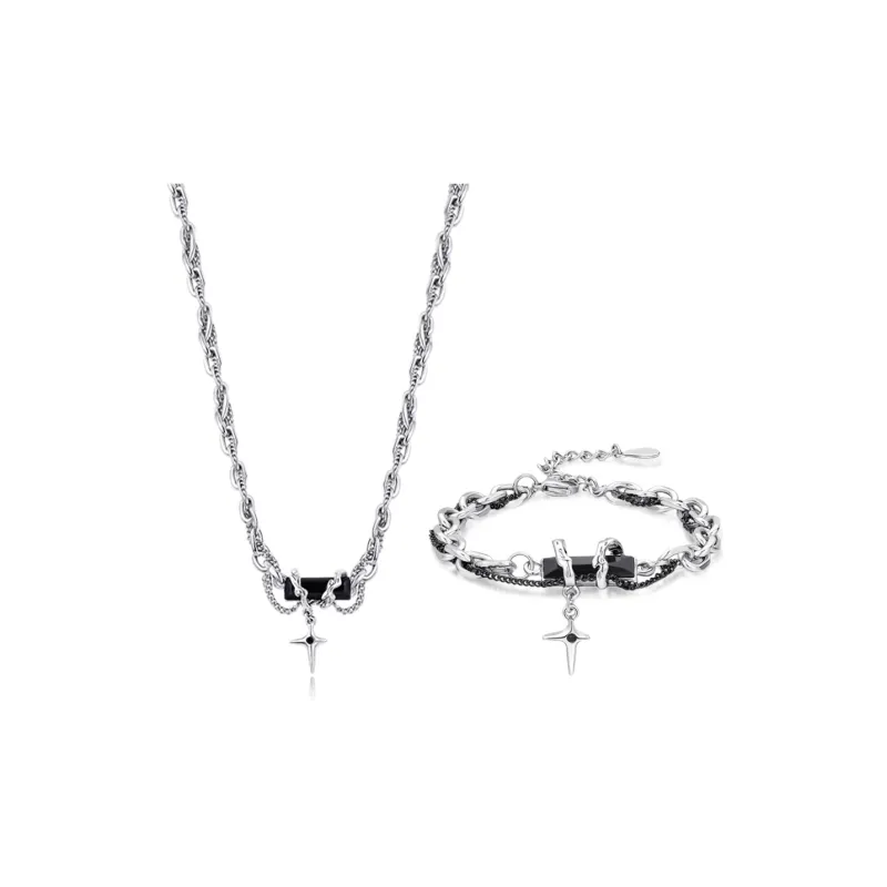 MISS TOOYA Titanium Steel Necklaces Unisex-9