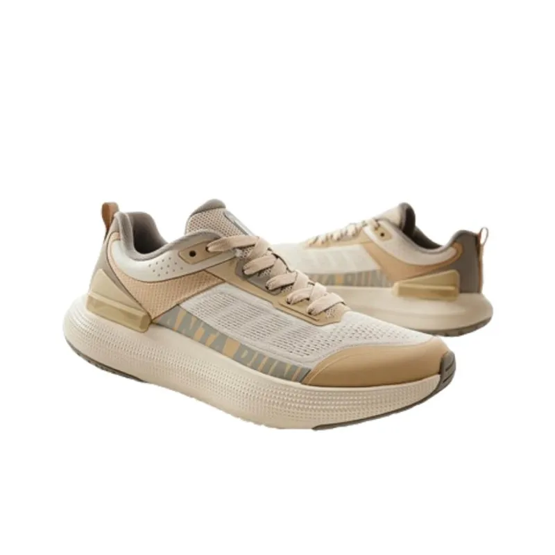 Anta Anti Slip And Wear Resistant Breathable Low Top Sprint Running Shoes Women's Pine Smoke Gray-2