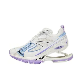 Balenciaga X Pander Sneakers 'White Blue Purple' Women's