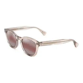 Maui Jim Plastic Square Sunglasses Women's Transparent Pink