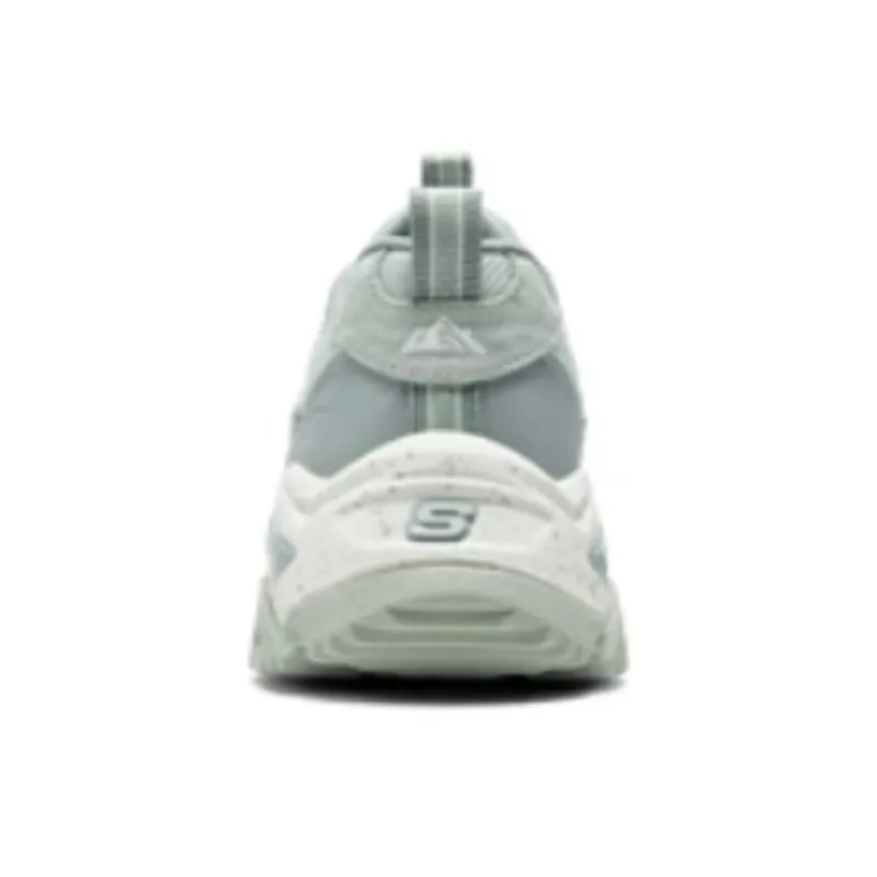 Skechers OUTDOOR Cushioning Anti Slip And Wear Resistant Low Top Trekking Shoes Women's Gray White-3