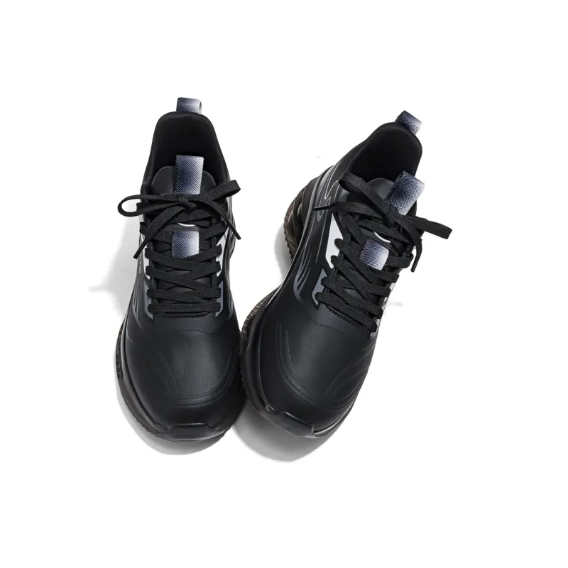 Feiyue Lightweight Low-Top Running Shoes Men's Black-4