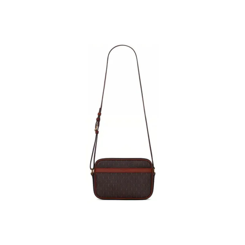 SAINT LAURENT LE MONOGRAMME Leather Canvas Bag One Shoulder Handbag Crossbody Bag Regular Men's Chestnut/Brown-0