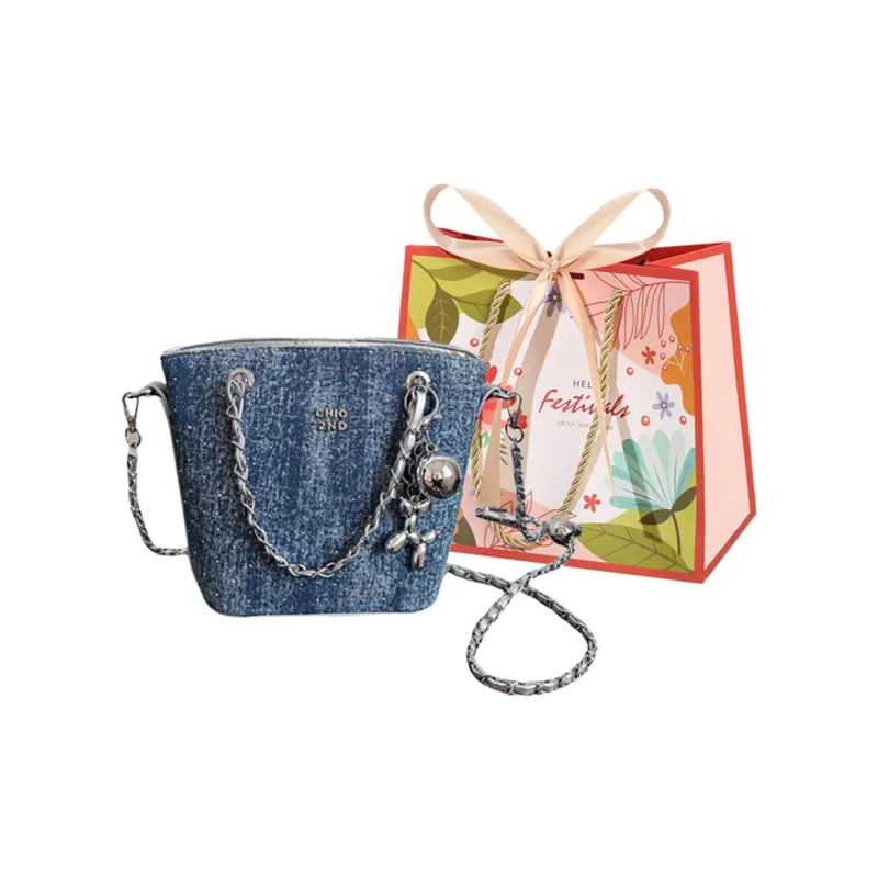Cwatcun PU Shoulder Bag Women's Light Blue/Black/Dark Blue/Light Blue/Black/Dark Blue/Dark Blue/Sky Blue/Light Blue-27