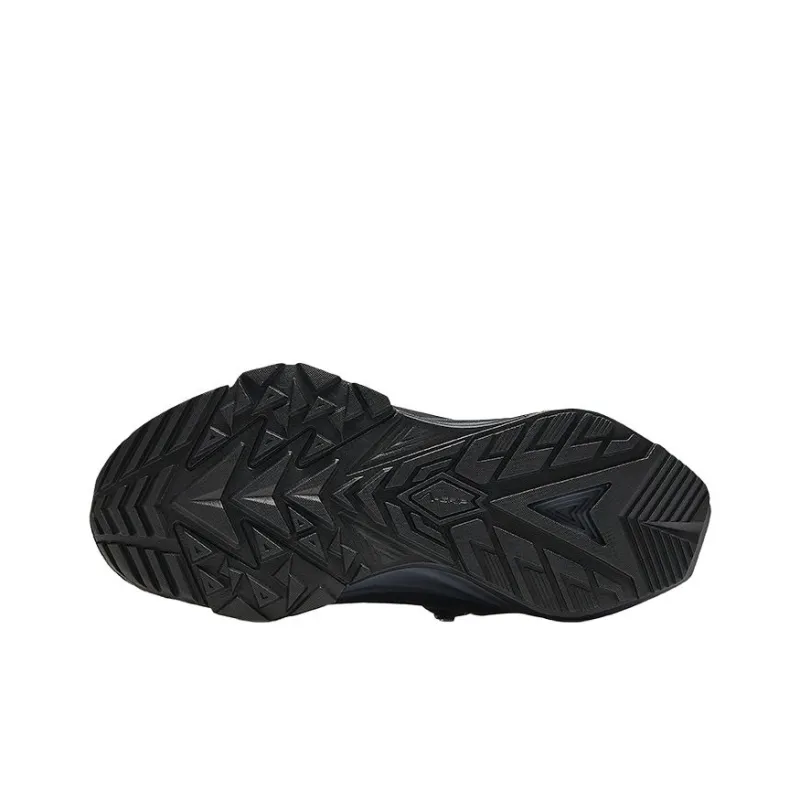 Anta Anti Slip Wear Resistant Low Top Casual Running Shoes Women's Gray Black-4