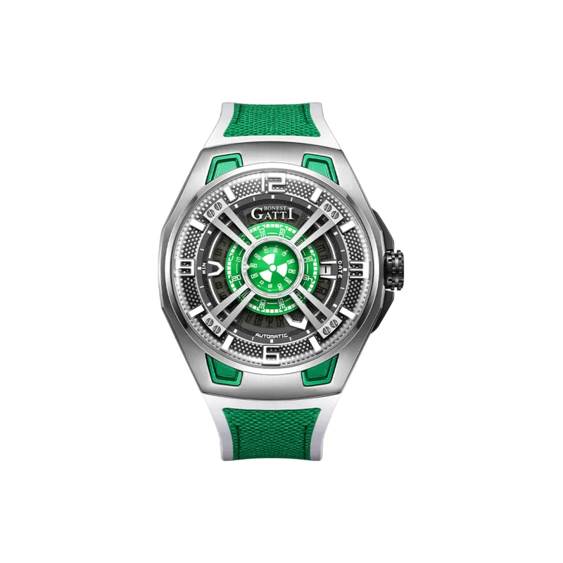BONEST GATTI Automatic Mechanical Movement Watch Men's Watches Black Dial-6