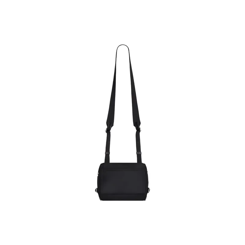 Givenchy Pandora Polyamide Handbag, Shoulder Bag, Crossbody Bag Small Size Men's Black & White-3