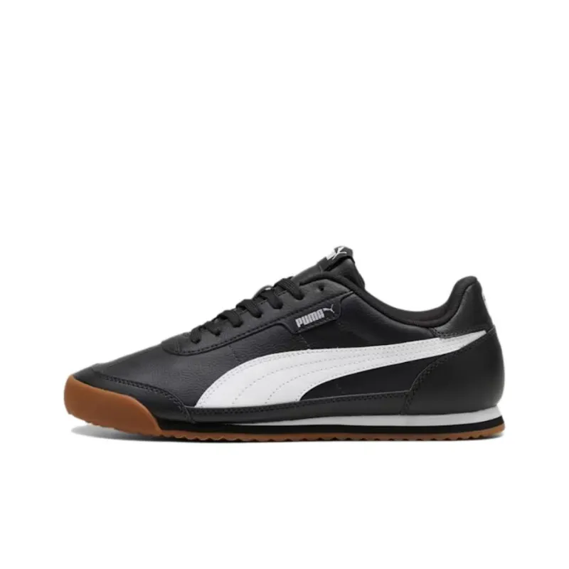PUMA Turino Anti Slip Wear Resistant Low Top Casual Shoes Unisex Black-0