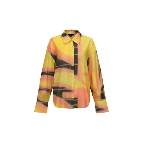 URBAN REVIVO Shirts Women's Yellow Print