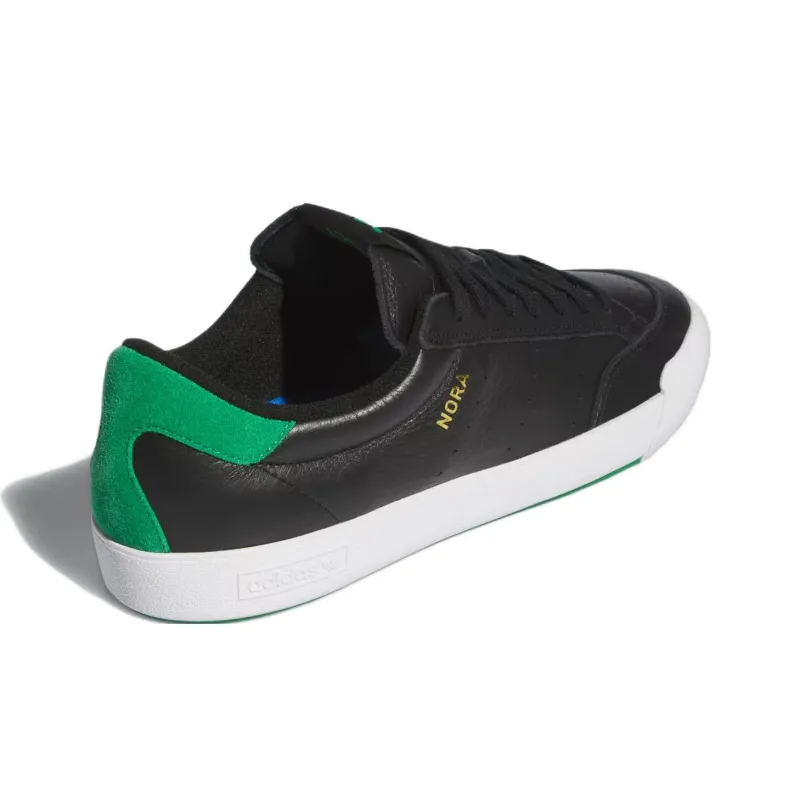 Adidas Nora Signature Core Black Green Cloud White-3