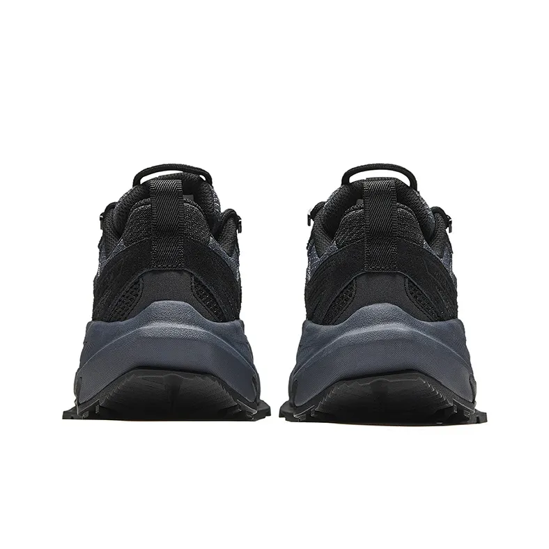 Anta Anti Slip Wear Resistant Low Top Casual Running Shoes Women's Gray Black-3