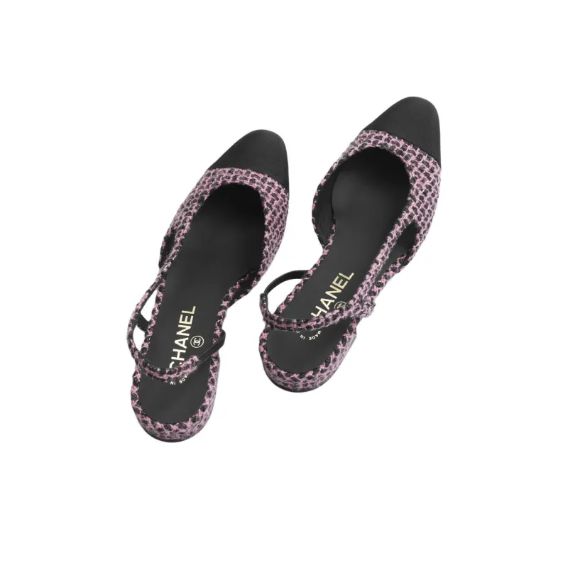 CHANEL 24B Casual Single Shoes Women's Purple-3