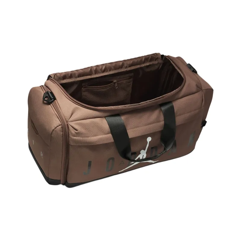 Jordan Polyester One Shoulder Crossbody Portable Travel Bag Regular Unisex Antique Brown-4