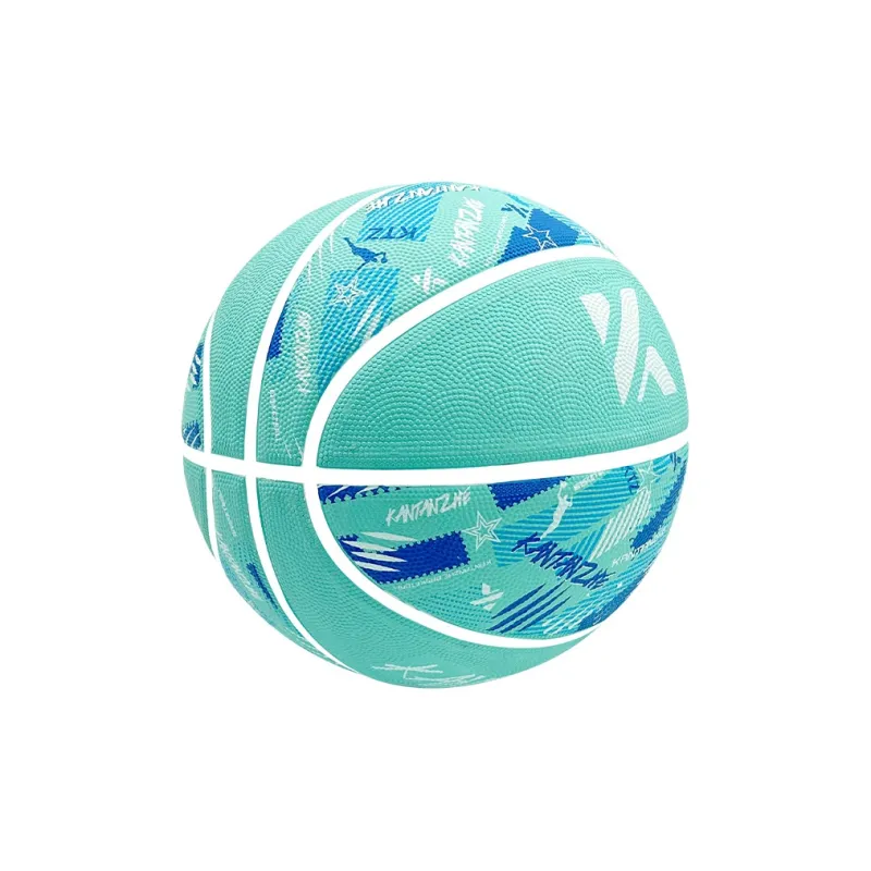 KANTANZHE Rubber Basketball Turquoise Size 7 Training Unisex-1