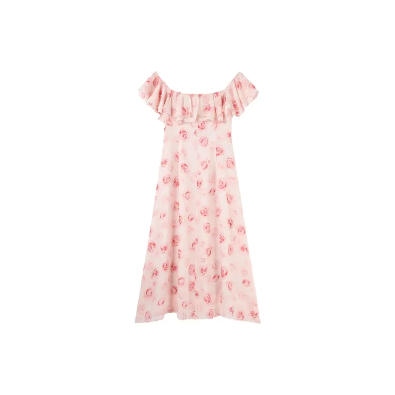 COCOON SS24 Sleeveless Dress Women's Light Pink Orange-1