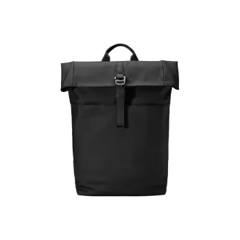 Skechers PU With Artificial Leather Backpack Regular Unisex Carbon Black