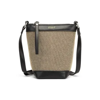 ST&SAT Fabric With Synthetic Leather Crossbody Bags Shoulder Bags Women's Blue/Apricot/Brown